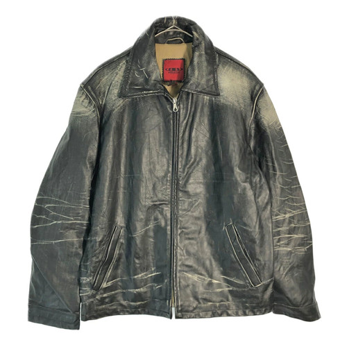 Giacca pelle danneggiata bomb - pelle,