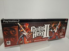 Guitar Hero II Sony Playstation 2 Controller include gioco e adesivi SCATOLA