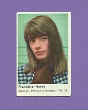 1966 Dutch Gum Serie G - Stampato in Olanda #25 Francoise Hardy