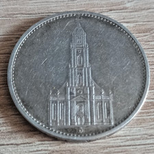 Cinque Reichsmark 1934, chiesa