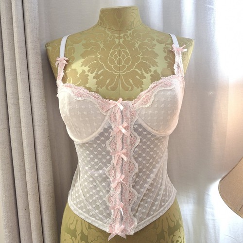Top corsetto babydoll y2k - top,
