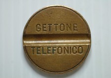 GETTONE TELEFONICO MOLTO RARO. SENZA NUMERI DI SERIE E SENZA ZECCA CODICE 104