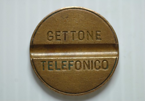 Gettone telefonico molto raro - gettone,