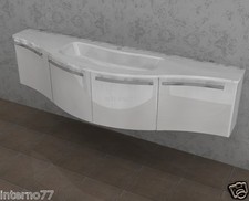 MOBILE DA BAGNO CURVO MODERNO