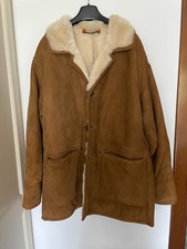 GIACCONE PELLE UOMO FODERA PELLICCIA T.52 ENRICO MANDELLI JACKET T. 52