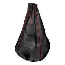 Cuffia leva cambio universale sport PILOT in pelle naturale - Rosso