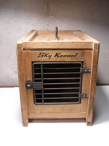 Porta animali legno - legno, vintage