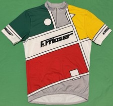 Maglia ciclismo vintage Campana F. Moser manica corta taglia 8 Made Italy