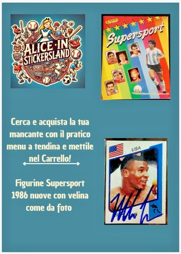 Figurina panini 1986 - figurina,