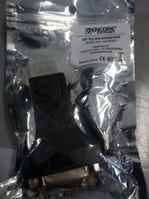 Adattatore Adapter  Display Port DP to DVI-D colore nero 