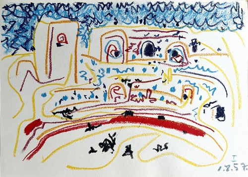Pablo picasso litografia - pablo,