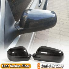 Per Golf 4 IV MK4 97-03 Ricambio Carbonio Esterno Calotta Specchio Retrovisore Esterno Mirror Cap