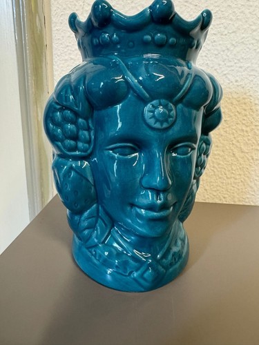 Testa moro ceramica - testa,