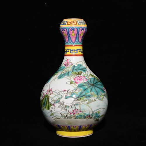 Vaso loto porcellana rosa - di,