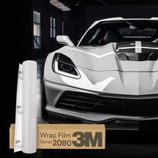 3M Wrap Pellicola Serie 2080 Car Wrapping 30x152cm Auto G10 Lucentezza Bianco