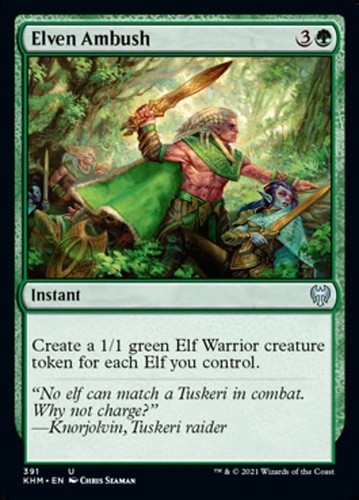 Mtg elven ambush - mtg,