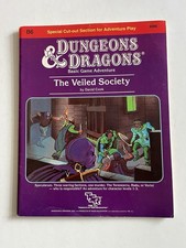 Dungeons And Dragons La Società Velata B6 TSR 1984