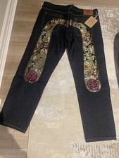 Jeans Evisu - blu denim - logo