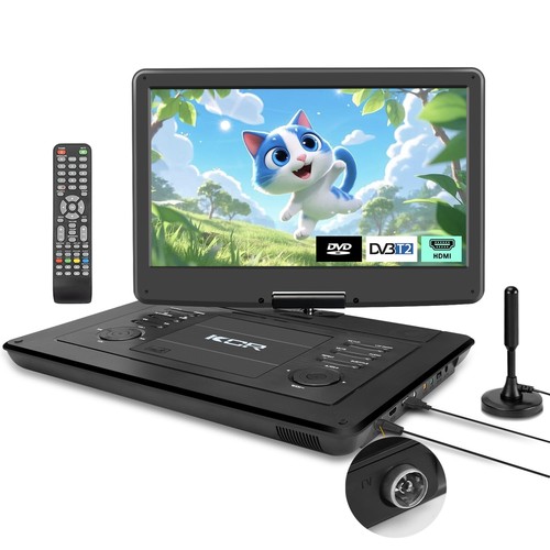 Lettore dvd portatile da - dvd/tv,