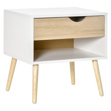 HOMCOM Comodino con Cassetto e