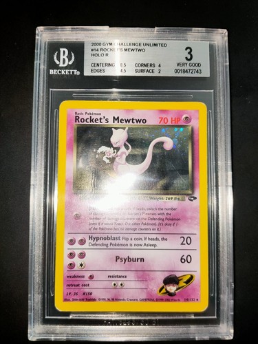 Pokemon rocket mewtwo - pokemon, holo