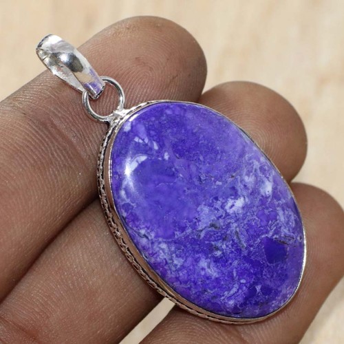 Ciondolo turchese dalia - , viola