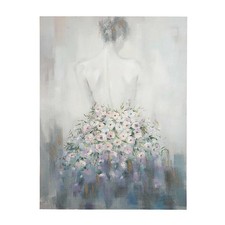 BIZZOTTO Quadro Dipinto a Mano Olio su Tela Village 120x90cm