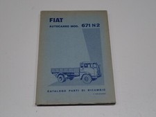 FIAT AUTOCARRO 671 N 2 CATALOGO PARTI DI RICAMBIO 1957