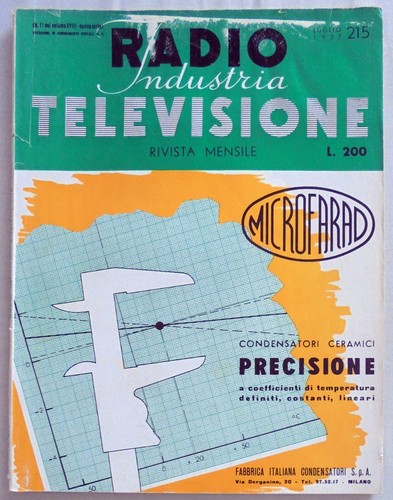 Radio industria televisione - televisione,
