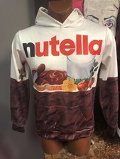 felpa nutella bianca marrone