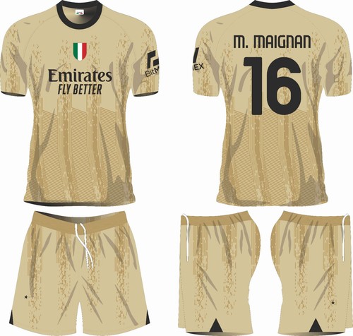 Completo milan portiere - completo,
