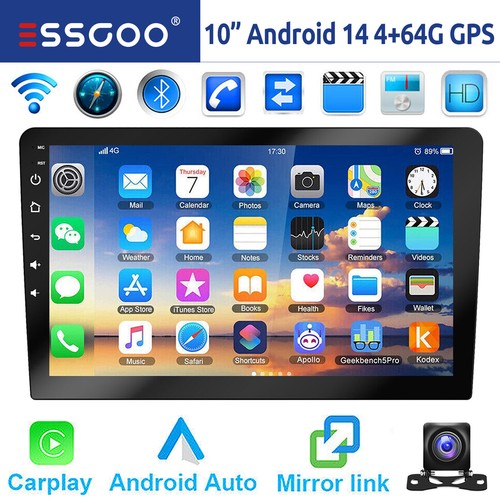 Carplay autoradio 2 din - autoradio, 10"
