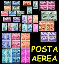 ITALIA Posta Aerea le emissioni della Repubblica INTEGRI LUSSO **