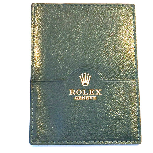Rolex porta documenti pelle - rolex,