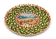 Palais Royal art. 1025402 piatto grande rotondo 33cm decoro Natalizio