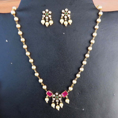 Set collana placcata oro con - collana,