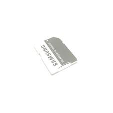 Samsung adattatore SD scheda memoria microSD microSDHC memory card bianco grigio