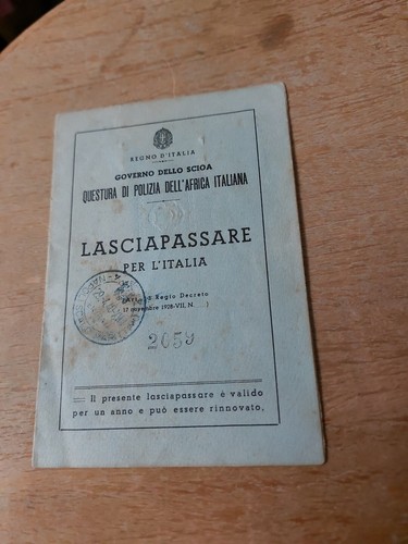 Regio esercito lasciapassare - regio,