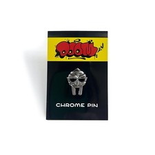 Doom mask chrome pin - mf,