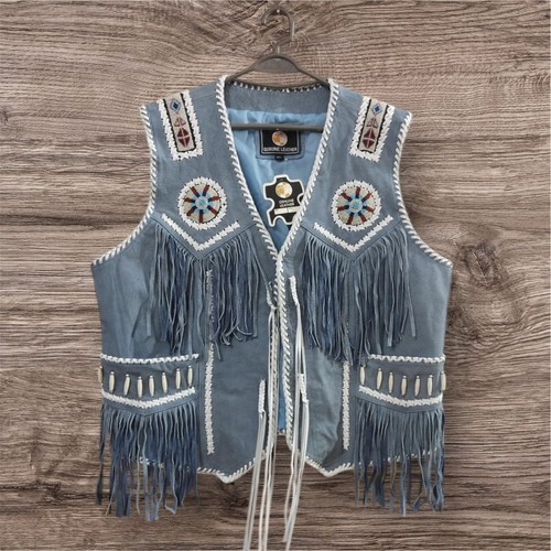 Gilet cowboy pelle - da,