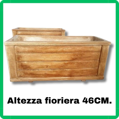 Vaso cemento fioriera da - cemento,