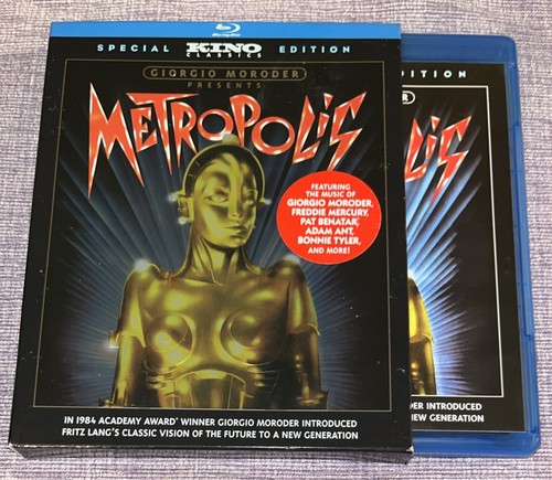 Metropolis blu ray - blu-ray, (1927/1984)