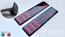 Lancia delta HF INTEGRALE 8v 2 stemmi minigonne badges emblem scritte sigle