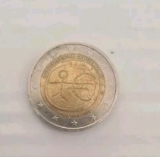 Rare euro coin - with, stylized