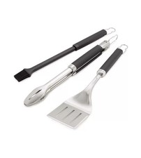 KIT 3 ACCESSORI PER BARBECUE WEBER "PRECISION" IN ACCIAIO
