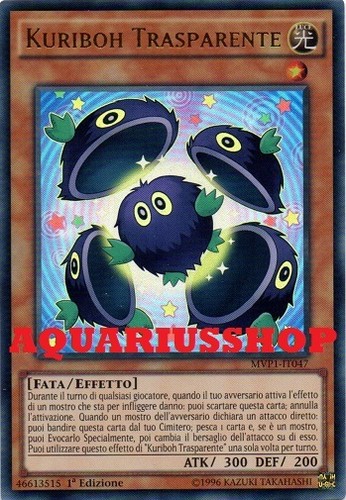 Kuriboh trasparente - yu-gi-oh,