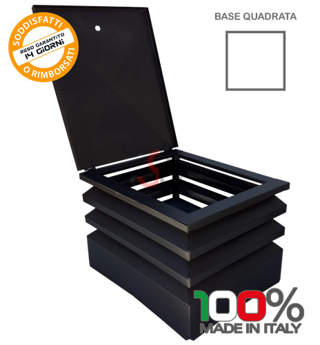 Comignolo grigio base - comignolo,