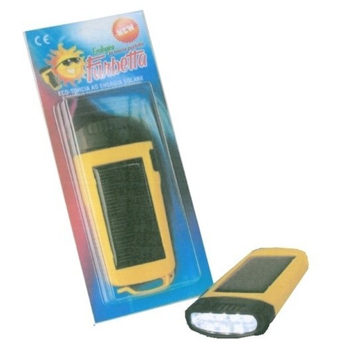Torcia led con panello - torcia, a