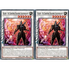 KIZAN - SEI SAMURAI SIGNORE LEGGENDARIO 2x • Comune • ALIN IT042 • 1Ed • Yugioh!