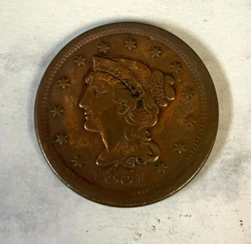 1851 grande centesimo - , xf